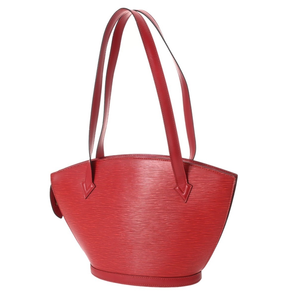 Louis Vuitton Leather Shoulder Castilian Epi Saint Bag Red Jacques Shopping